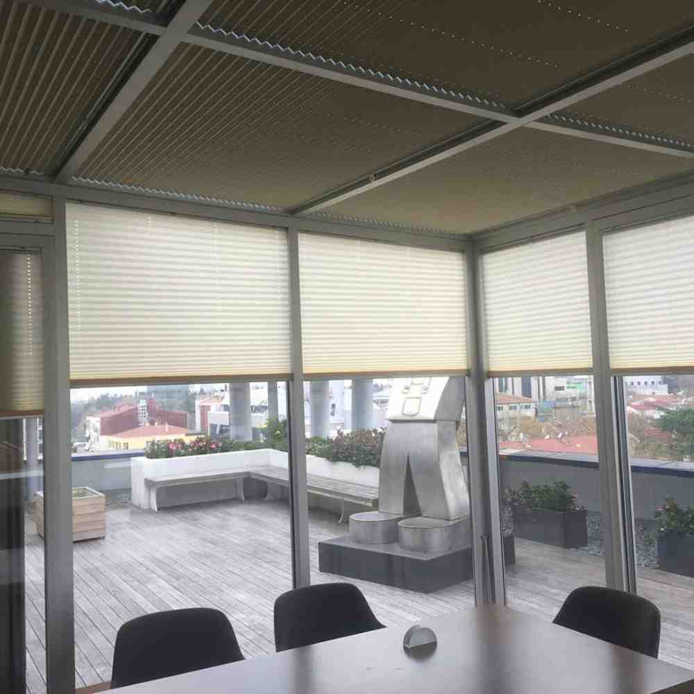 Pileli Cam Balkon Perdesi Örnek Uygulama - 2