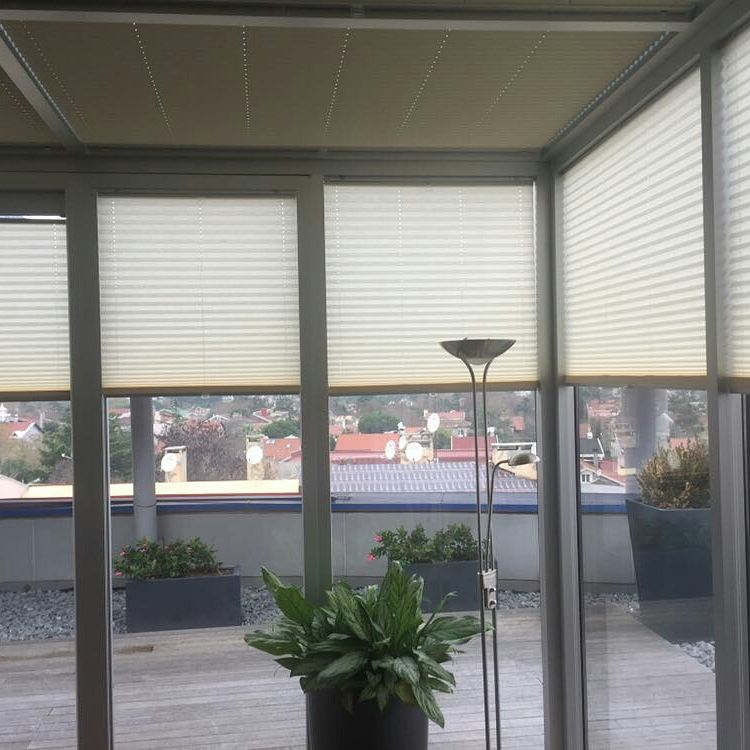 Pileli Cam Balkon Perdesi Örnek Uygulama - 5